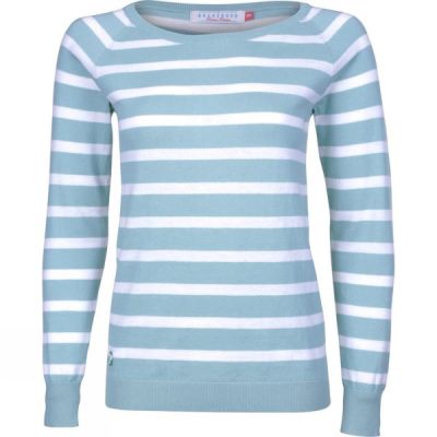 Sueter Brakeburn Stripe Knitted Mujer Verde - Chile GYI576394